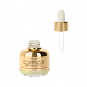 KORRES GOLDEN KROCUS Ageless Saffron Elixir Serum – sáfrány-elixír a bőr öregedése ellen, 30 ml
