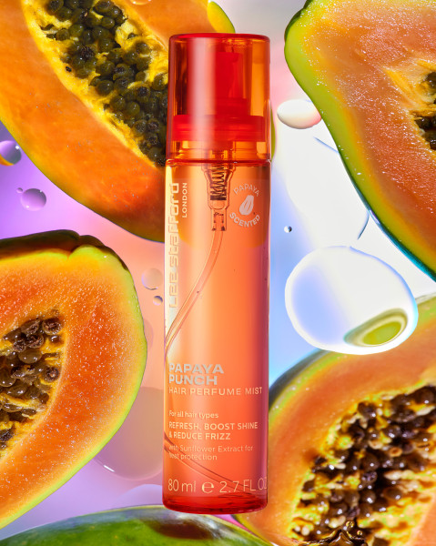 Lee Stafford Hair Perfume Papaya Punch, parfümözött hajpermet, 80 ml