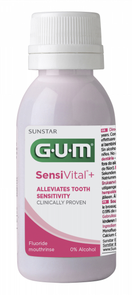 GUM SensiVital+ szájvíz érzékeny fogakra CPC 0,07 %, 30 ml