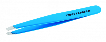 Tweezerman SLANT Blue Jewel kék ékszercsipesz