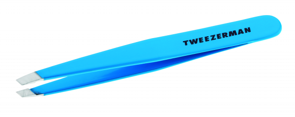 Tweezerman SLANT Blue Jewel kék ékszercsipesz