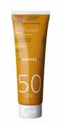KORRES Yoghurt Sunscreen Face & Body Emulsion SPF 50 – joghurtos naptej arcra és testre, 50 SPF, 250 ml