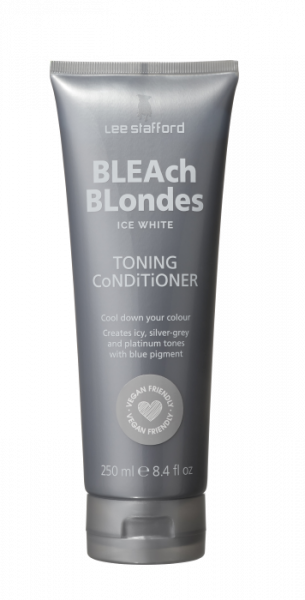 Lee Stafford Bleach Blondes Ice White kondicionáló kék pigmenttel, 250 ml