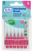 TePe Original fogköztisztító kefék bioműanyagból 0,4 mm, rózsaszín, 6 db
