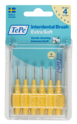 TePe Extra soft fogköztisztító kefék 0,7 mm, halványsárga, 6 db