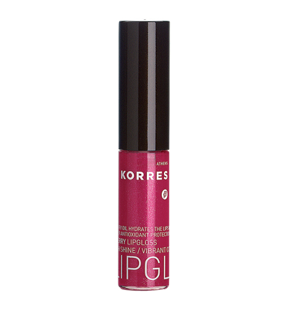 KORRES Lip Gloss Cherry cseresznyés ajakfény FUCHSIA 54, 6 ml