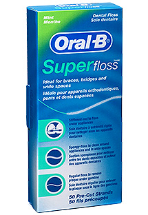 Oral-b Fogselyem Superfloss, 50 db