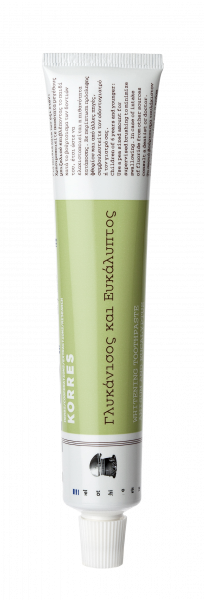 KORRES Anisum and Eucalyptus Whitening Toothpaste – Ánizst és eukaliptuszt tartalmazó fehérítő fogkrém, 75 ml