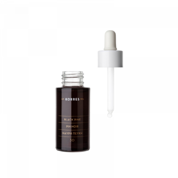 KORRES Black Pine 3D formázó, feszesítő és lifting hatású szérum / minden bőrtípusra, 30 ml