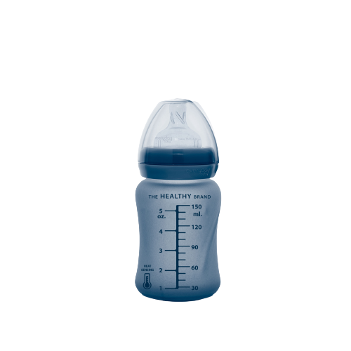 Everyday Baby cumisüveg  hőérzékelővel 150 ml, Áfonyakék