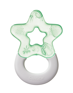 Dentistar Cooling Teether, hűsítő rágóka 3 hónapos kortól, zöld