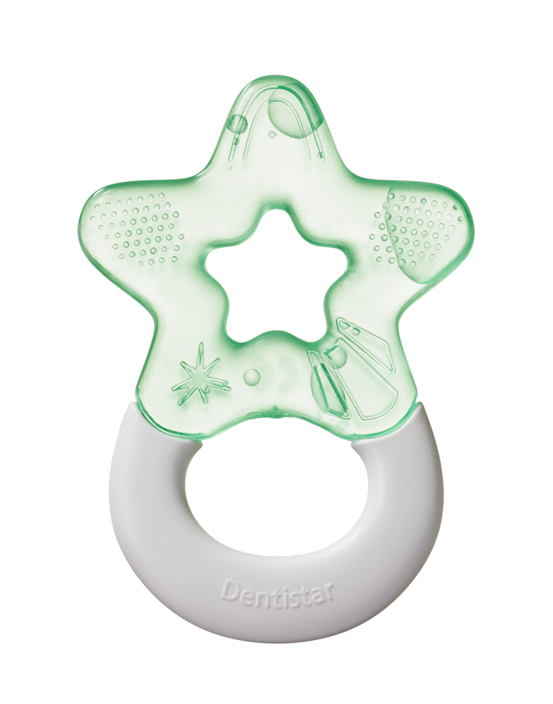 Dentistar Cooling Teether, hűsítő rágóka 3 hónapos kortól, zöld