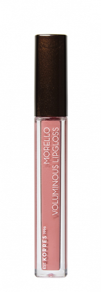 KORRES Morello Voluminous Lip Gloss – ajakfény, természetes lila árnyalat, 4 ml