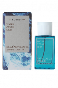 KORRES eau de toilette vízzel, cédrussal és citrommal, férfiaknak 50 ml