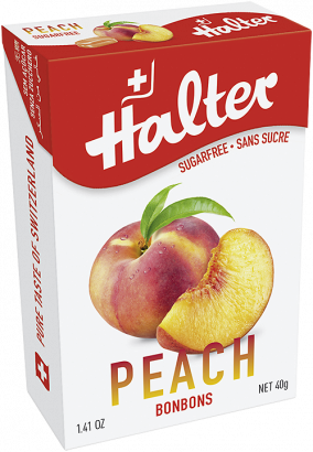 Halter Öszibarack (Peach) bonbonok, 40 g