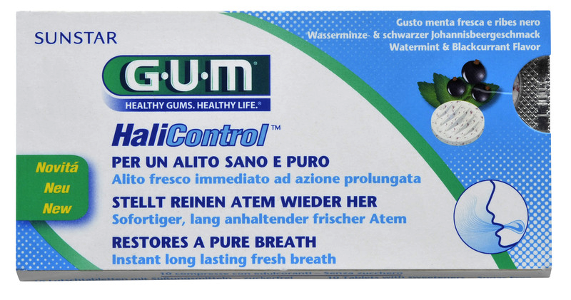 GUM HaliControl pasztillák, 10 db