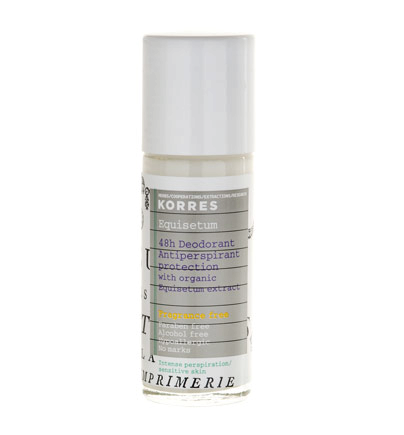 KORRES 48 órás izzadásgátló, illatanyagoktól mentes, 30 ml