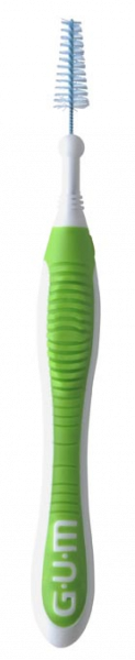 GUM Travler fogközi kefék 1,1 mm zöld, kúpos, 1 db tokkal