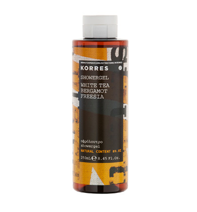 KORRES Fragrance WHITE TEA illatosított tusfürdő gél, 250 ml