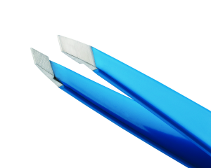 Tweezerman SLANT Blue Jewel kék ékszercsipesz