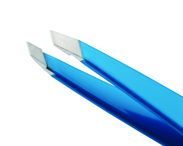 Tweezerman SLANT Blue Jewel kék ékszercsipesz