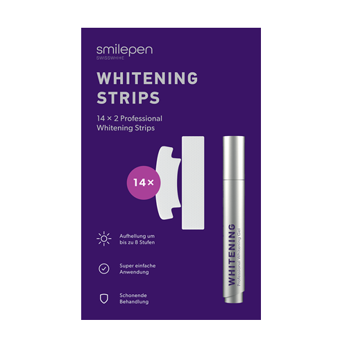 Smilepen Whitening Strips, fogfehérítő szalag és géltoll