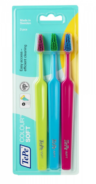 TePe Select Colour soft, fogkefe szett,  2 + 1 ingyen
