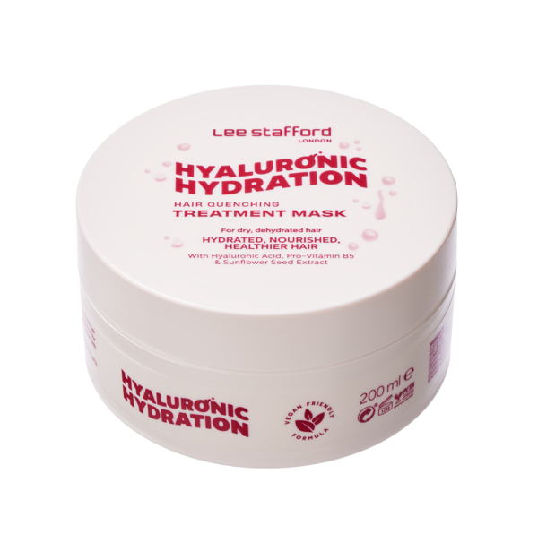 Lee Stafford Hyaluronic Hydration Treatment Mask – intenzív hidratáló hajmaszk hialuronsavval, 200 ml