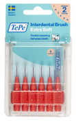 TePe Extra soft fogköztisztító kefék 0,5 mm, halványpiros, 6 db
