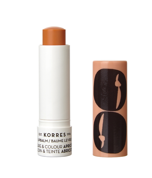 KORRES Care & Colour Apricot színezett ajakbalzsam, 5 ml