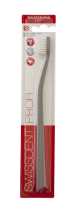 SWISSDENT WHITENING fogkefe Soft, szürke