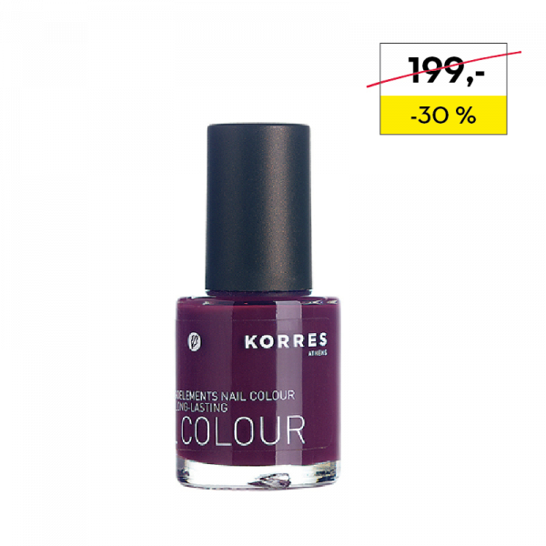 KORRES Nail Colour PURPLE 27 - gondoskodó körömlakk színárnyalat 27, 10 ml