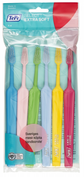 TePe Select x-soft, fogkefe szett, 4 + 2 ingyen