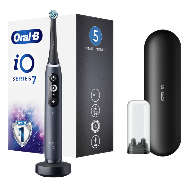 Oral-B iO7 Series Black Onyx elektromos fogkefe