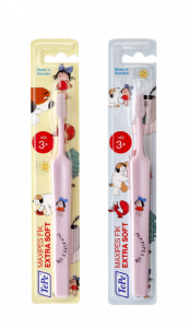 TePe Kids x-soft, gyermek fogkefe Fík maxi kutyával