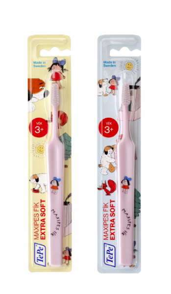 TePe Kids x-soft, gyermek fogkefe Fík maxi kutyával