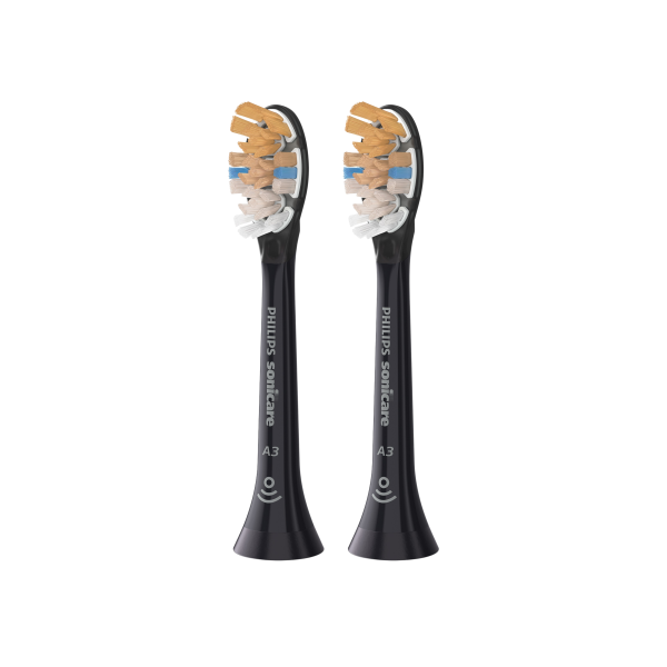 Philips Sonicare A3 Prestige pótfej HX9092/11, fekete, 2 db/csomagolás