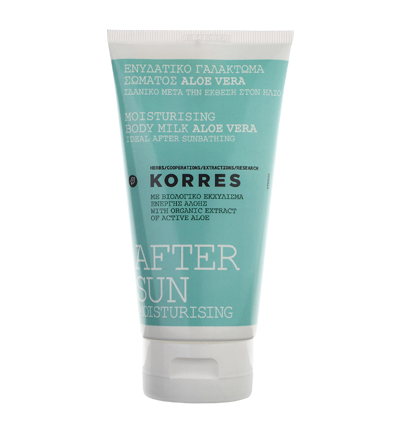 KORRES After Sun Body Milk - napozás utáni testápoló, aloe vera-val, 150 ml
