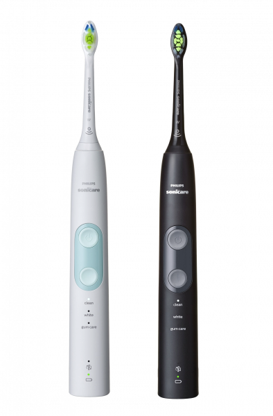 Philips Sonicare ProtectiveClean 5100 Black/White HX6857/35, szónikus elektromos fogkefe dupla csomag