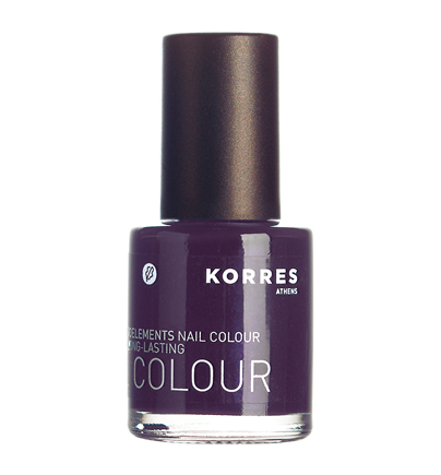 KORRES Nail Colour ULTRA VIOLET 29 - gondoskodó körömlakk színárnyalat 29, 10 ml