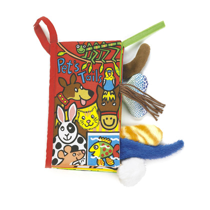 Jellycat puha könyv háziállatokkal