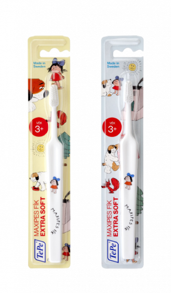 TePe Kids x-soft, gyermek fogkefe Fík maxi kutyával
