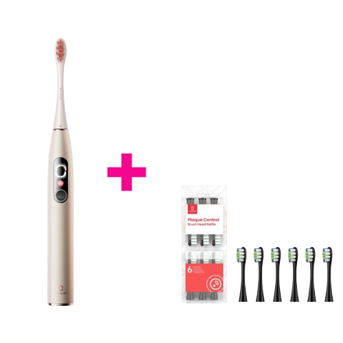 Oclean X Pro Digital Set arany tok és szónikus fogkefe, arany