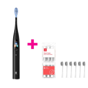 Oclean X Ultra Set – szónikus fogkefe és utazótok, fekete