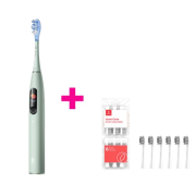 Oclean X Ultra Set – szónikus fogkefe és utazótok, zöld