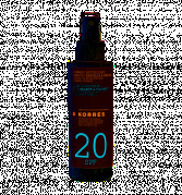 KORRES Sunscreen Clear Emulsion - SPF20 nem zsíros napozó emulzió kókusz & dió kivonattal, 150 ml