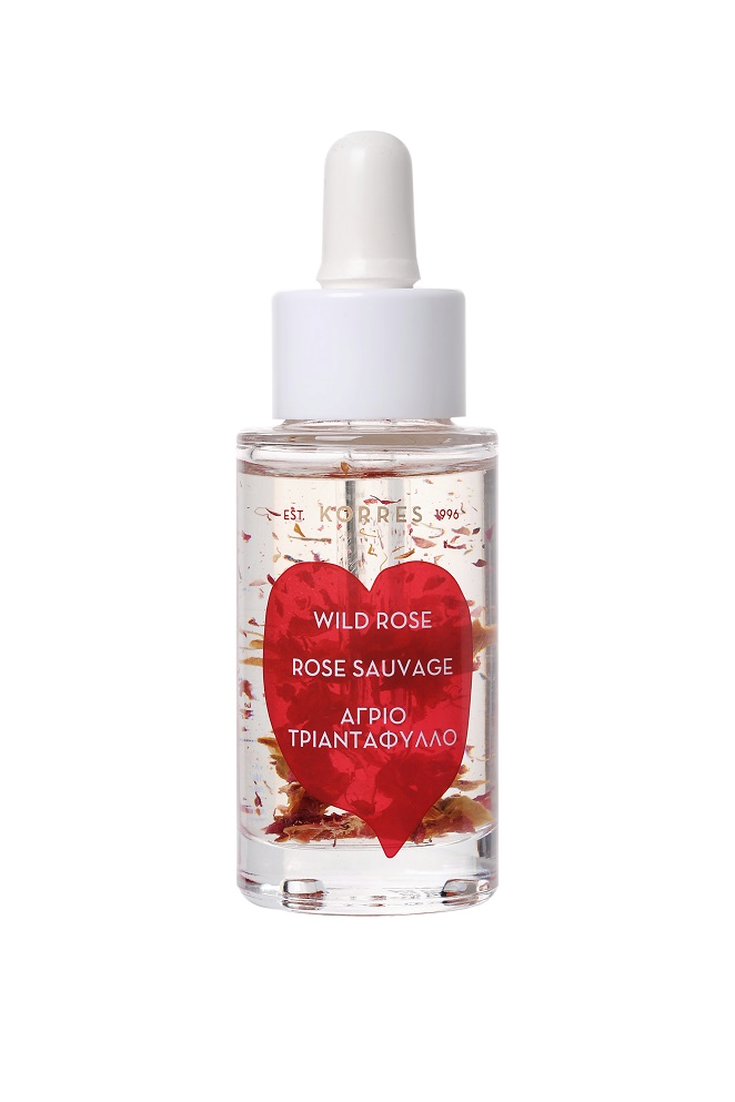 KORRES Wild Rose - vadrózsás, 5%-os C-vitamint tartalmazó bőrvilágosító olaj, 30 ml