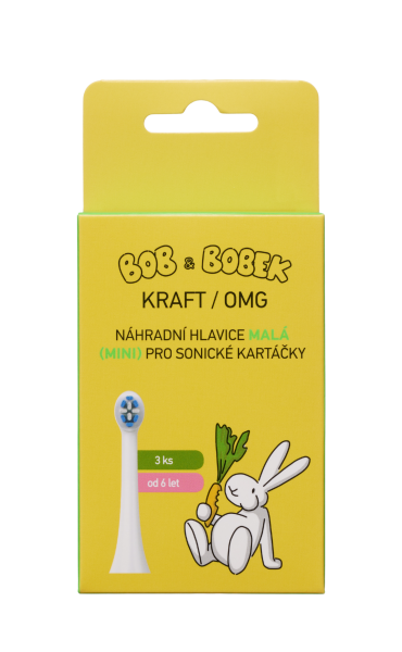 Bob és Bobek MINI pótfej OMG / KRAFT szónikus fogkefékhez