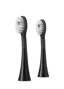SMILLE Sonic Brush szónikus fogkefe pótfejek – fekete (2 db)