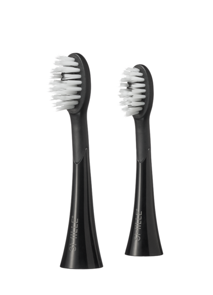 SMILLE Sonic Brush szónikus fogkefe pótfejek – fekete (2 db)